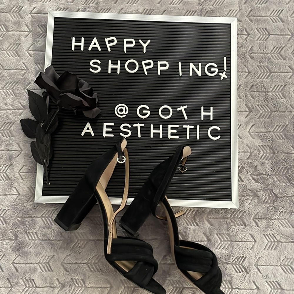 Black Heels PROPS in HBO’s Search Party, part of Chantal's Funeral Outfit